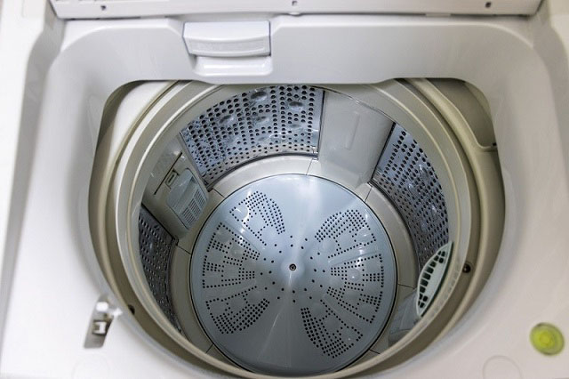 洗濯機の洗濯槽の写真